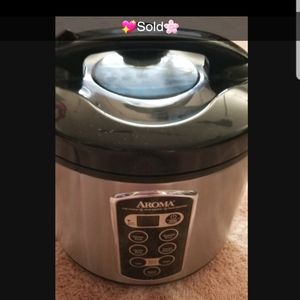 AROMA food steamer, rice and slow cooker